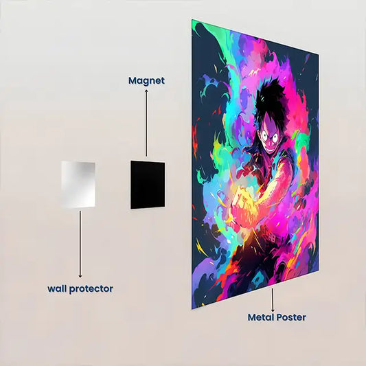 Akaza Upper rank third Metal Poster | For Demon Slayers Fans | Demon Slayers